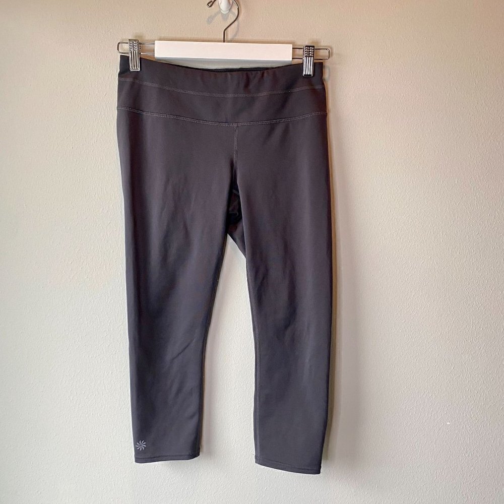 Athleta Sonar Capri Leggings Gray S
